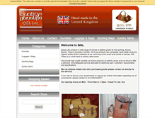 Tablet Screenshot of gunslips.co.uk